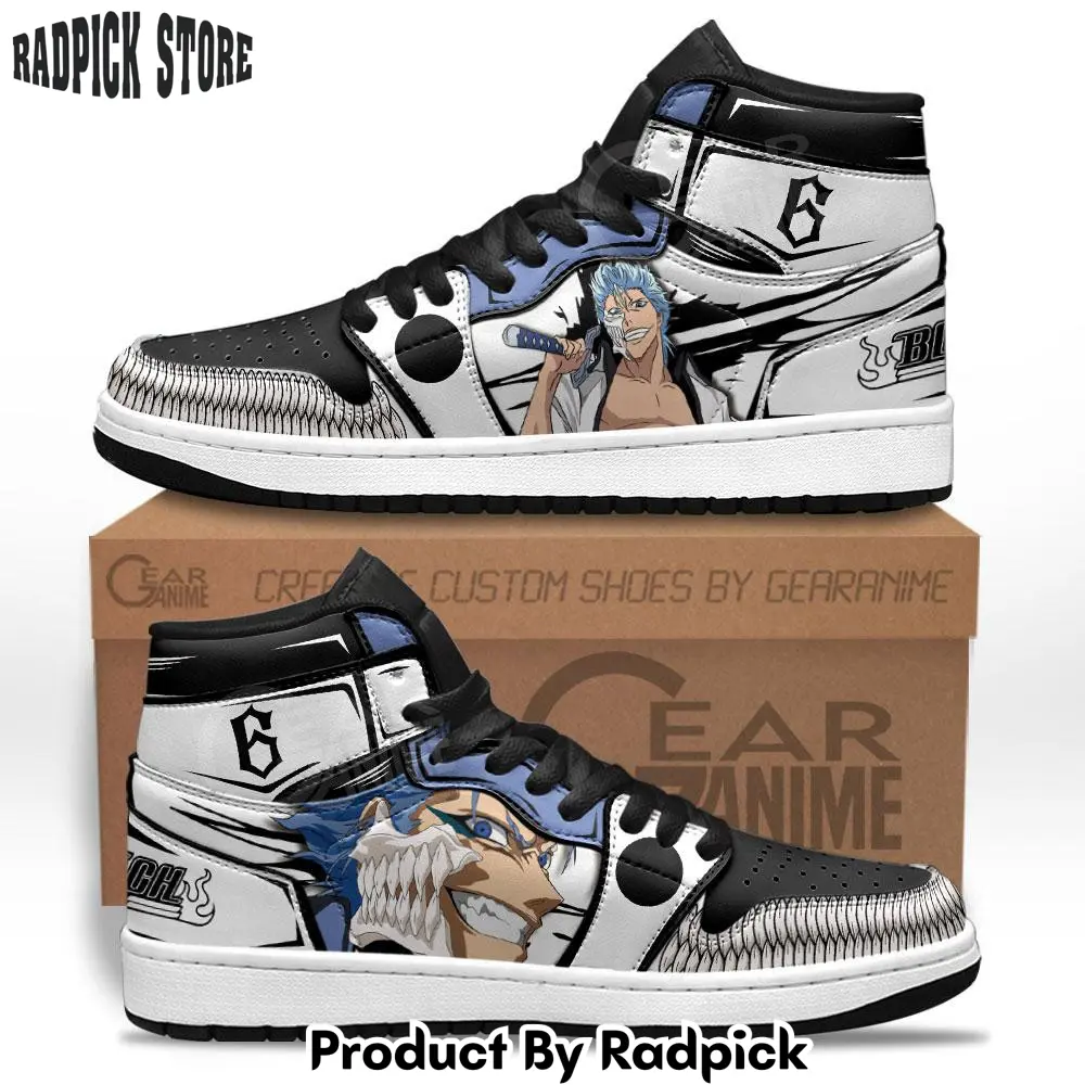 Grimmjow jaegerjaquez air jordan high top sneakers anime mn31  rp0244067